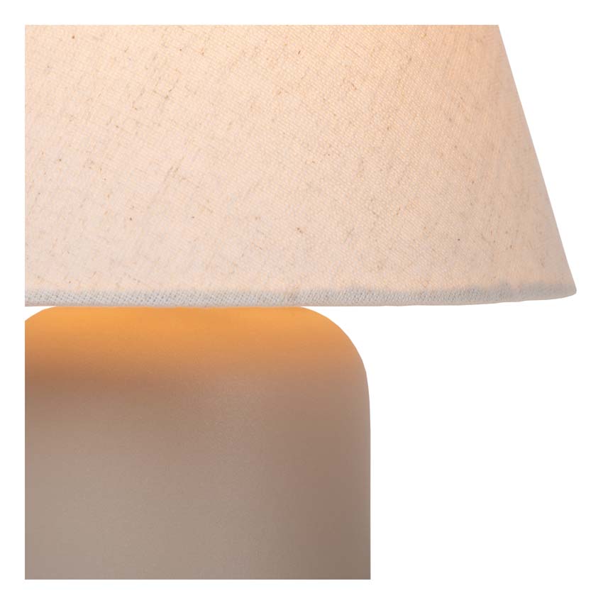 Lucide MACIA - Tafellamp - 1xE14 - Beige