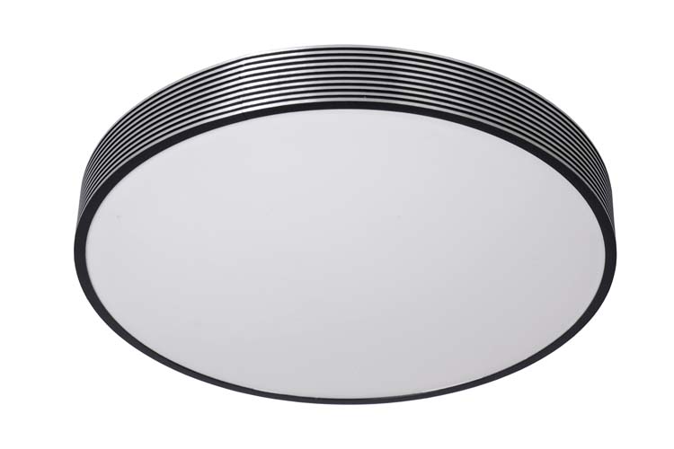 Plafonnier - Ø 39 cm - LED Dim. - 1x24W 2700K - 3 StepDim - Noir