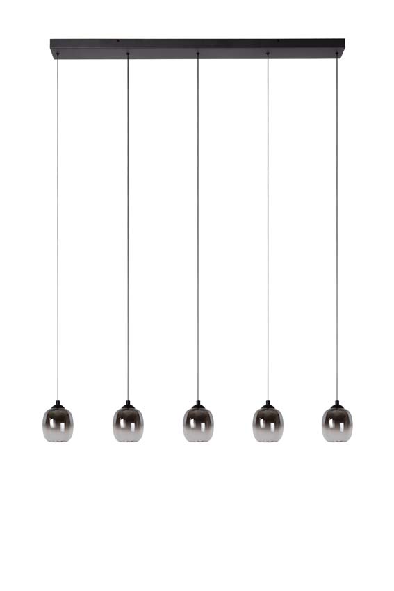 Lucide TAMINO - Suspension - LED Dim. - 5x5,6W 3000K - Noir