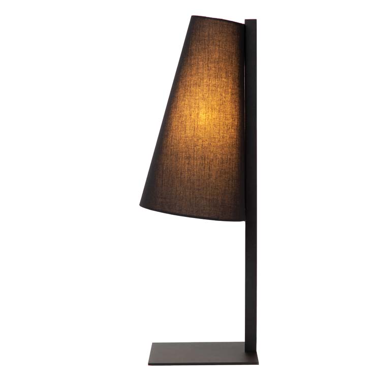 Lucide GREGORY - Lampe de table - 1xE27 - Noir