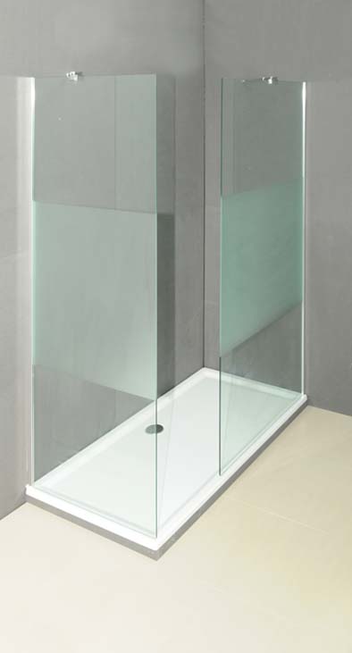 Paroi de douche Anais verre acidifié 1370x2000mm