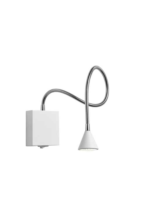 Lucide BUDDY - Lampe de chevet - LED - 1x3W 4000K - Blanc