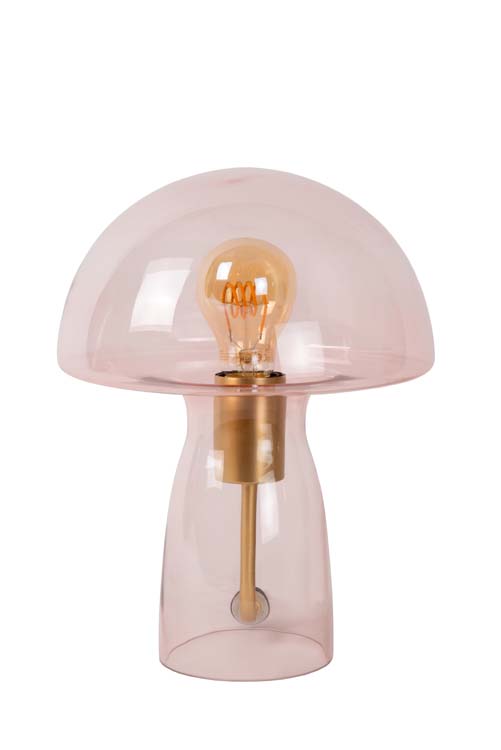 Lucide FUNGO - Lampe de table - 1xE27 - Rose