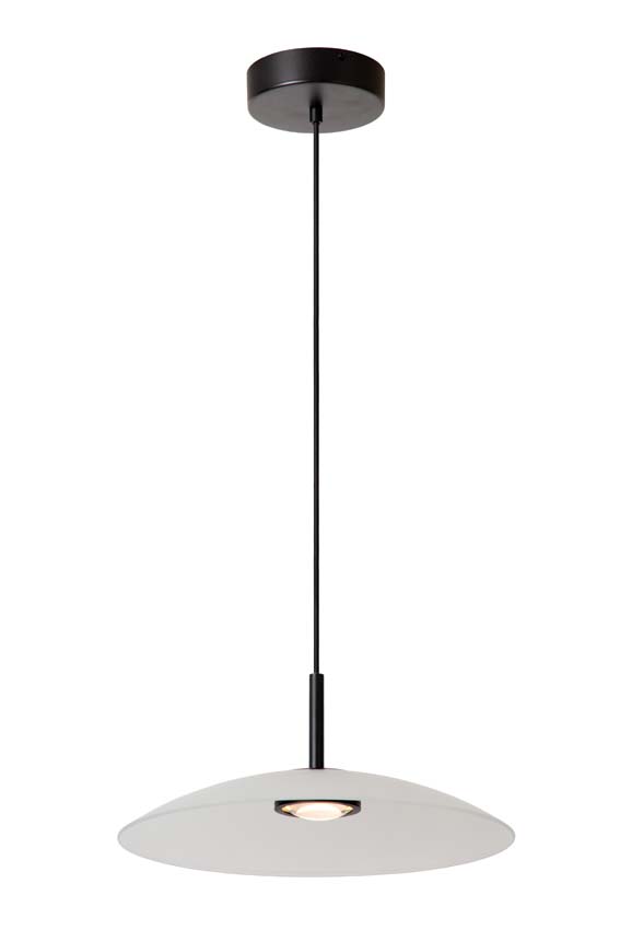 Lucide Premium MENGA - Hanglamp - Ø 40 cm - LED Dimb. - 1x11W 2700K - Opaal