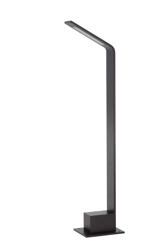 Lucide LAWFORD - Borne extérieur - LED - 1x6W 3000K - IP54 - Noir