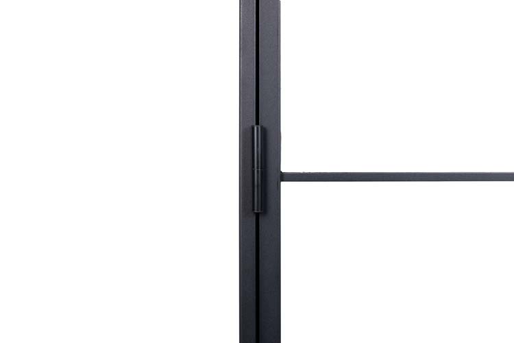 Stalen binnendeur 4W dubbel Black Glamour links maatwerk