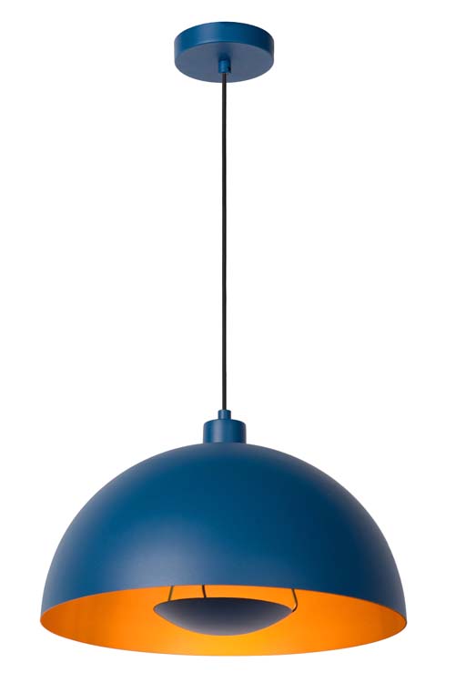 Suspension bleu pétrole 40W E27