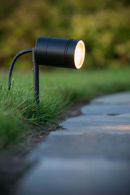 ARNE-LED - Spot de jardin - Ø 6,3 cm - LED - GU10 - 1x5W - Noir