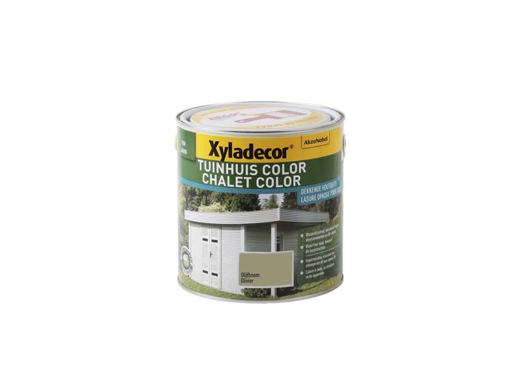 Xyladecor Color houtbeits tuinhuis 2,5l olijfboom