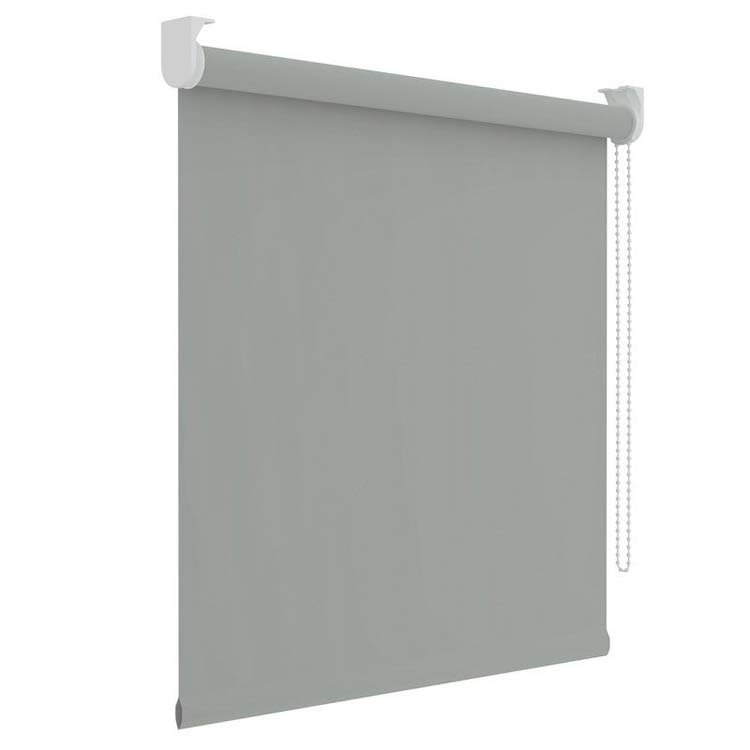 Store enrouleur occultant gris clair 200x250cm