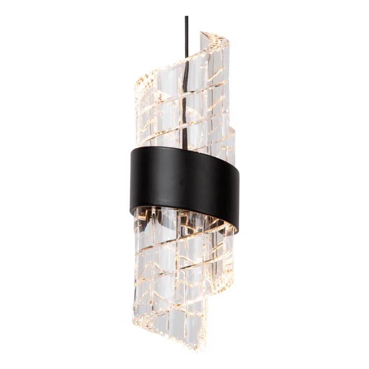 KLIGANDE - Suspension - Ø 30 cm - LED Dim. - 5x8W 2700K - Noir