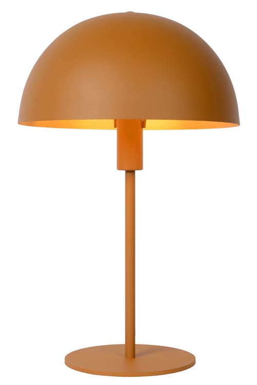 Lampe de table - Ø 25 cm - 1xE14 - Jaune Ocre