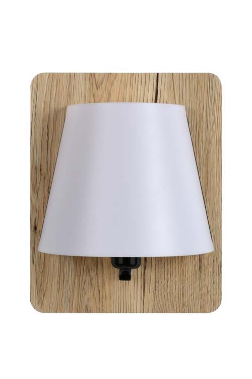 Lucide IDAHO - Wandlamp - 1xE14 - Licht hout