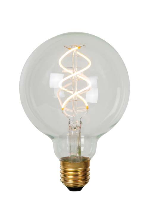 G95 - Ampoule filament - Ø 9,5 cm - LED Dim. - E27 - 1x4,9W 2700K - Transparent