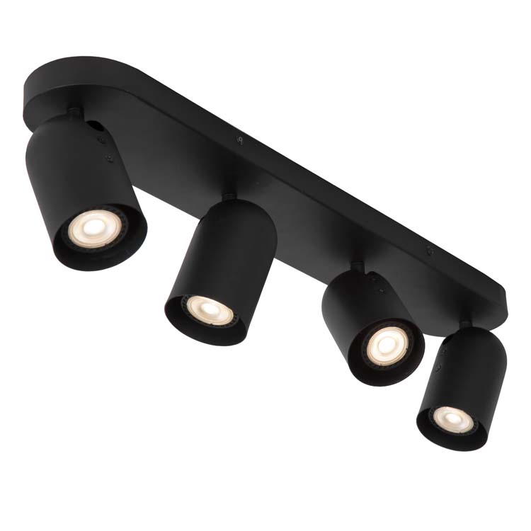 Lucide PUNCH - Spot plafond - 4xGU10 - Noir