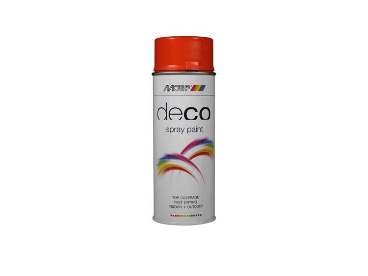 Motip Deco lakspray hoogglans 0,4l helder oranje