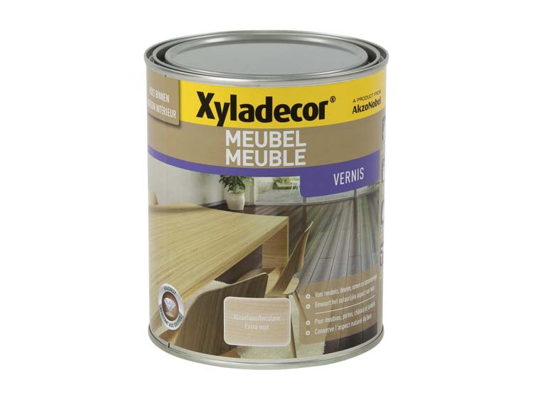 Xyladecor vernis meubel sneldrogend mat 1l kleurloos