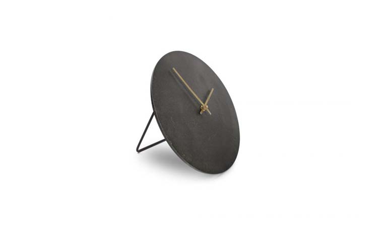 Horloge cheminée Zone noir 20 cm