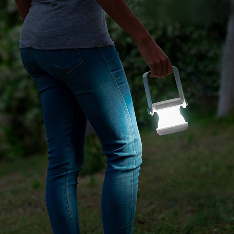 Opvouwbare witte handlamp led 3-in-1