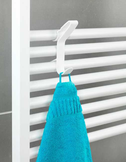 Porte-serviette pour radiateur Wenko blanc