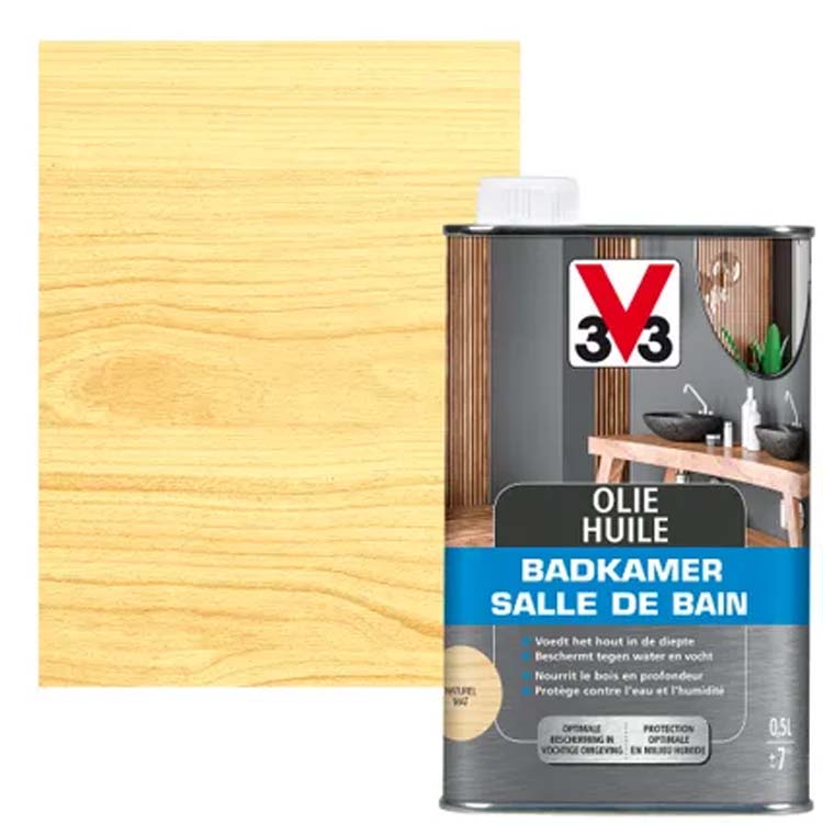 V33 badkamerolie Naturel Mat 0,5L