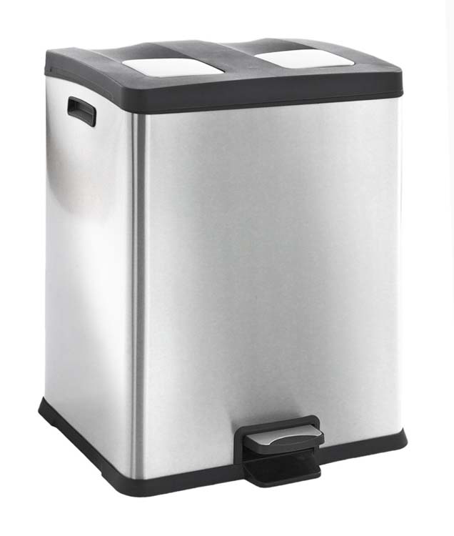 Afvalemmer Elliot 30L + 30L inox