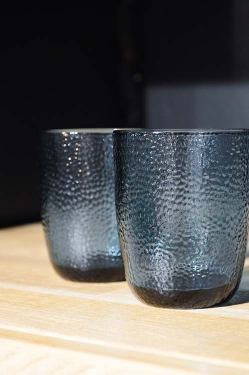 Verres à boire set de 4 pièces Mielo bleus 29 cl