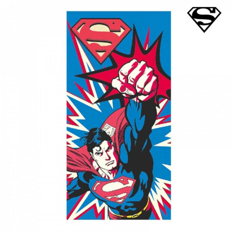 Serviette de plage Superman coton 140 x 70 cm