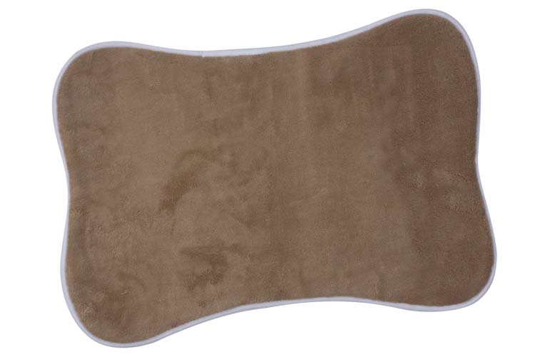 Set de table pour animaux de compagnie marron 50 x 35,5 cm