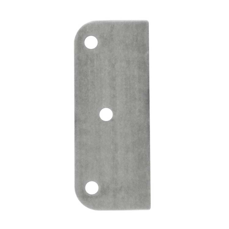 Paumelle  adaptor plaque 1mm inox