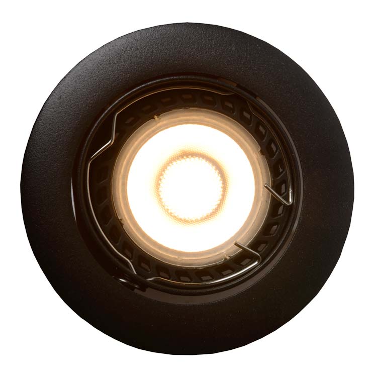 FOCUS inb Rond LED 3xGU10/5W dimb 3000K Ø8,1cm Zwa