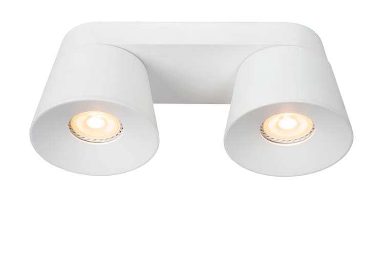 Lucide TRIGONO - Spot plafond - 2xGU10 - Blanc