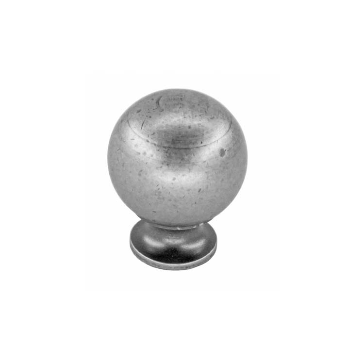 Tirant de meuble boule 725 . 18mm vieil argent