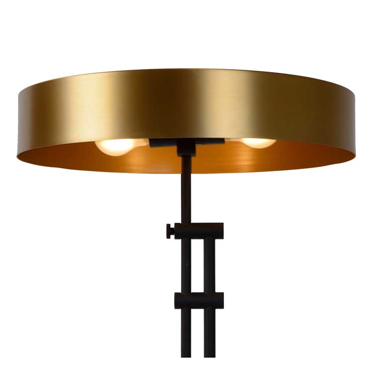 Lucide GIADA - Vloerlamp - Ø 45 cm - E27 - Mat Goud