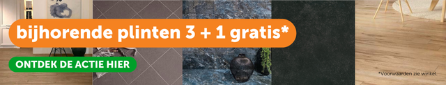 Bijhorende plinten 3 + 1 gratis*