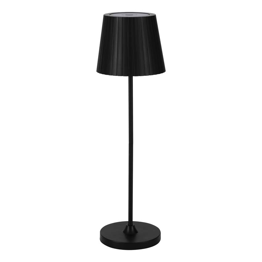 Lampe de table - plastique - dimmable - 3.8W - lampe incl - noir - 3000 lumen - 2434K