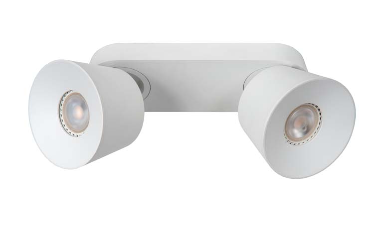 Lucide TRIGONO - Spot plafond - 2xGU10 - Blanc