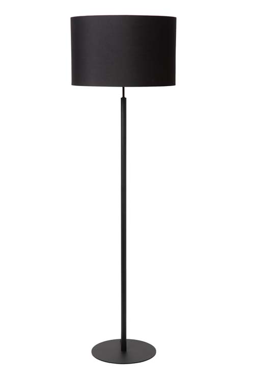 Lucide MAYA - Vloerlamp - Ø 45 cm - 1xE27 - Zwart