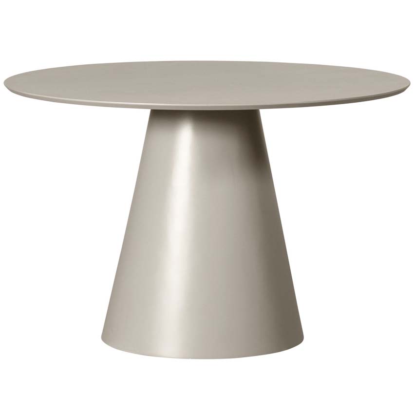 Tafel Jerome uit behandeld MDF rond beige Ø120cm