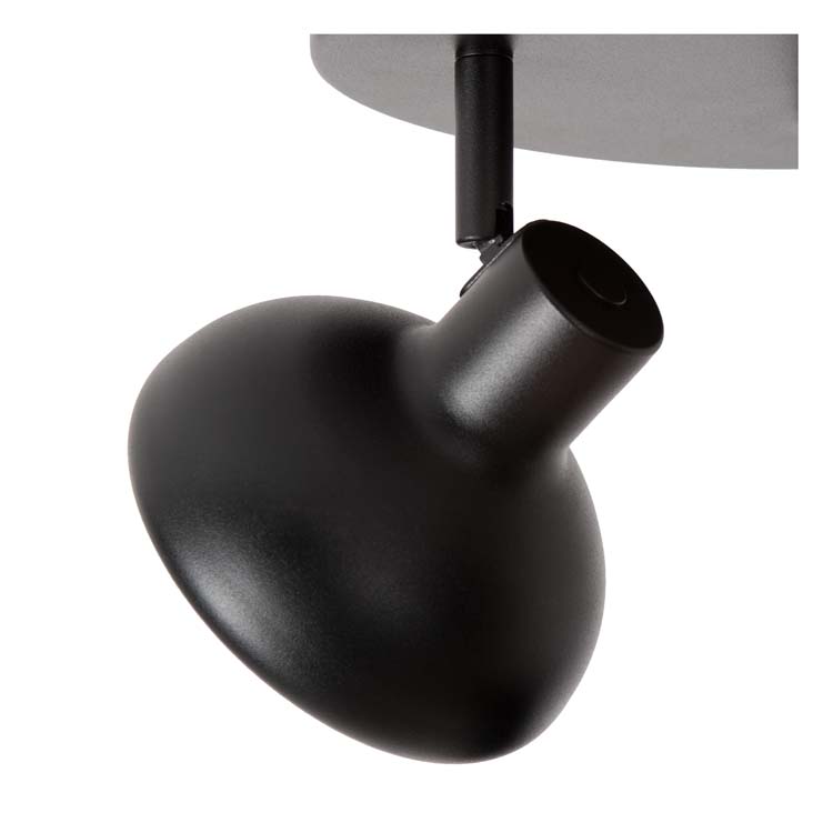 Lucide SENSAS - Spot plafond - Ø 25,8 cm - 3xES111 - Noir