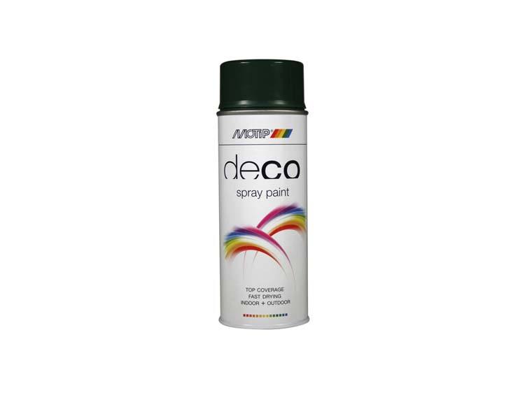 Motip Deco lakspray hoogglans 0,4l donkergroen