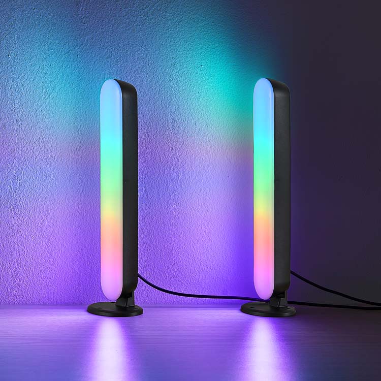 Tafellamp 2x4W RGB Hoogte 28 cm