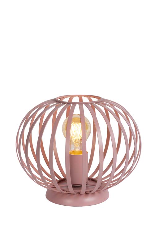 Lucide MERLINA - Lampe de table Chambres d'enfant - Ø 25,5 cm - 1xE27 - Rose