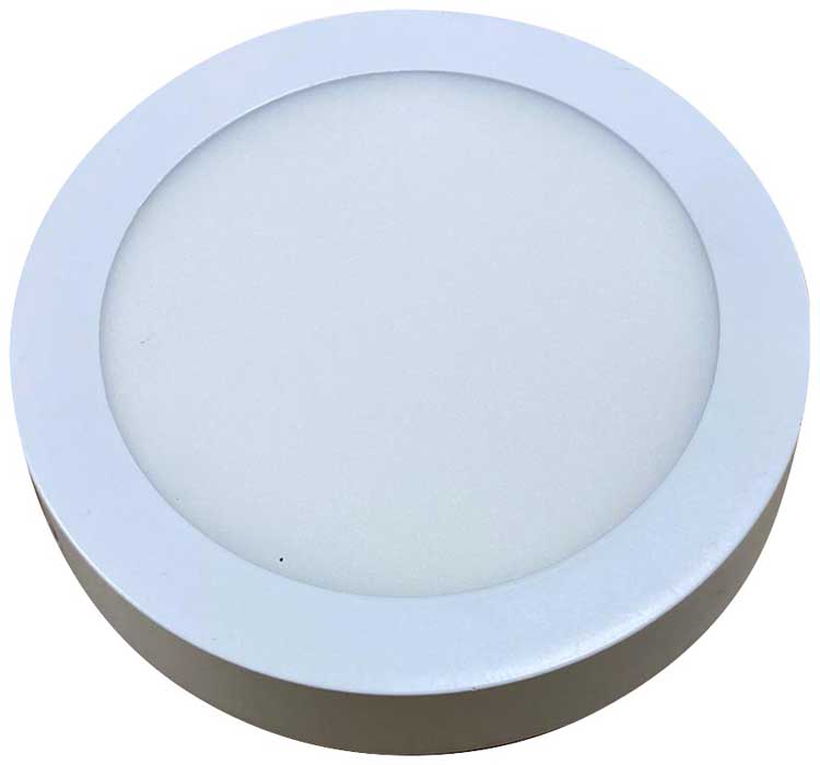 Plafonnière rond blanc diam 175 mm 12W 660 lumes lumière froid