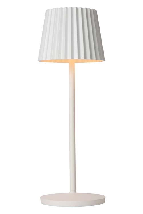 JUSTINE - Lampe de table Extérieur - LED Dim. - 1x2W 2700K - IP54 - 3 StepDim - Blanc