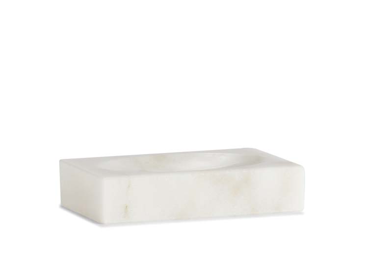 Porte savond marbre blanc 13x9x3cm