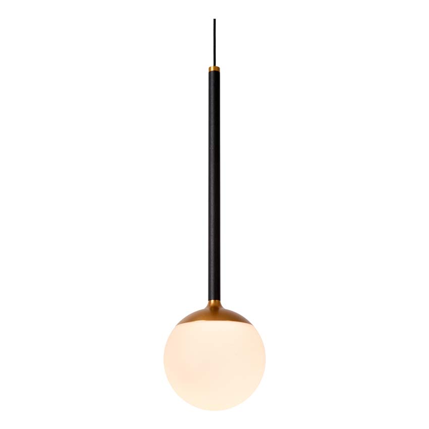 Lucide CALINA - Hanglamp - Ø 9,9 cm - LED Dimb. - 1x9W 2700K - Zwart