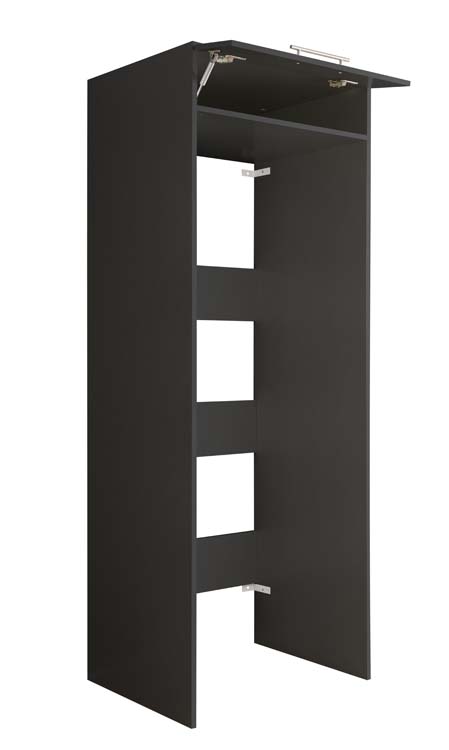 Armoire de machine à laver Decowash - pour 2 appareils - anthracite - 67,5x200x67.5cm