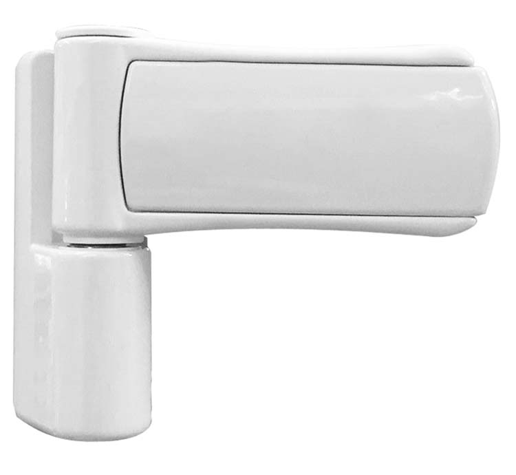 Porte extérieure PVC double blanche L 1800 x H 2100 G outside