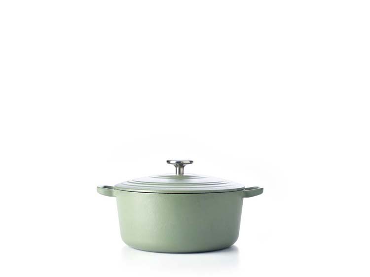 Casserole BK Bourgogne vert olive 24 cm